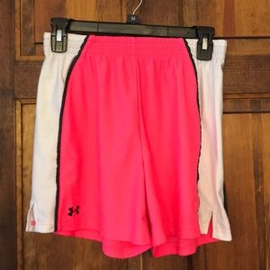Under armour hot pink shorts